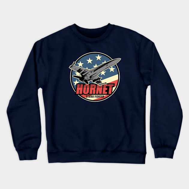 F/A-18 Hornet Patch Crewneck Sweatshirt by TCP